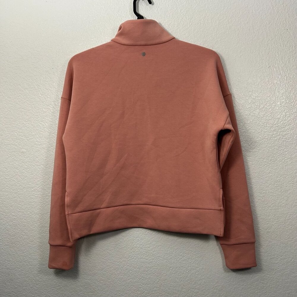 Calia Soft Scuba Golf 1/4 Zip Crop Pullover Top Sweatshirt - Picture 8 of 11